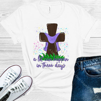 A Lot Can Happen In Three Days Graphic Tee Graphic Tee