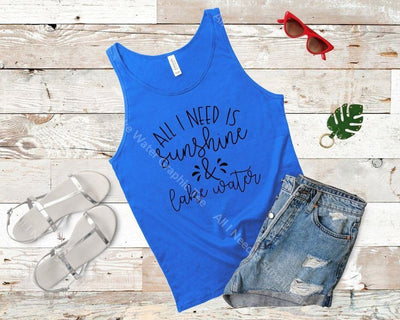 All I Need Is Sunshine And Lake Water Graphic Tee Graphic Tee