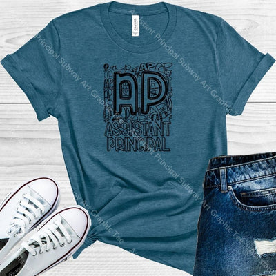 Assistant Principal Subway Art Graphic Tee Graphic Tee