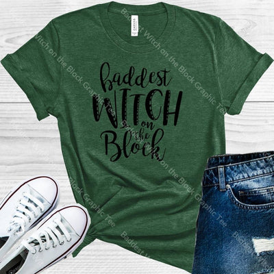 Baddest Witch On The Block Graphic Tee Graphic Tee