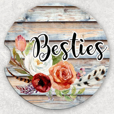 Car Coaster Set - Besties
