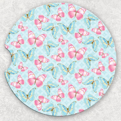 Car Coaster Set - Butterflies