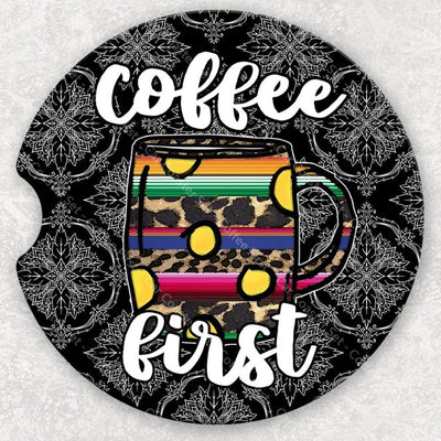 Car Coaster Set - Coffee First