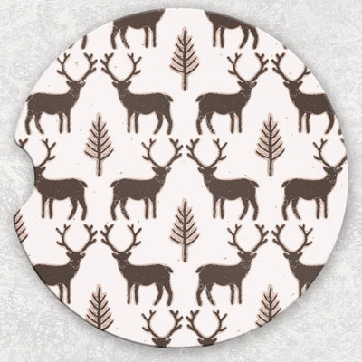 Car Coaster Set - Deer