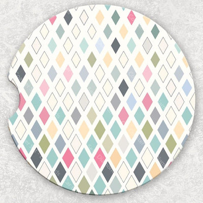 Car Coaster Set - Diamonds