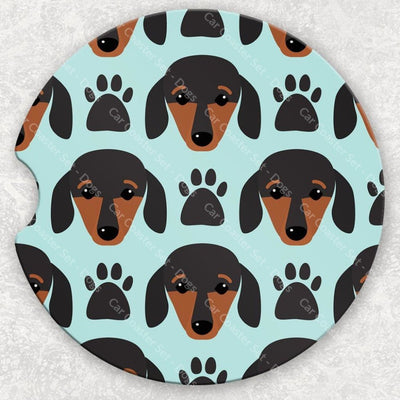 Car Coaster Set - Dogs