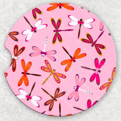 Car Coaster Set - Dragonflies