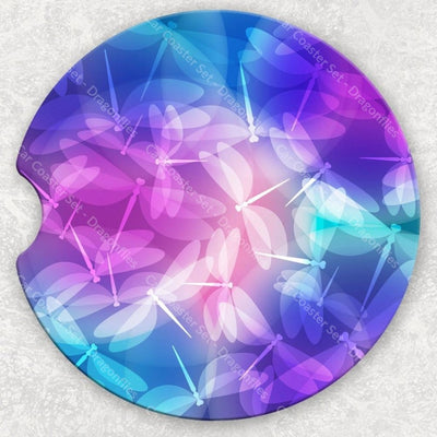 Car Coaster Set - Dragonflies