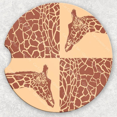 Car Coaster Set - Giraffe
