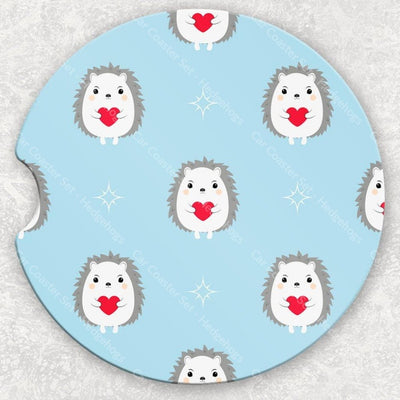Car Coaster Set - Hedgehogs