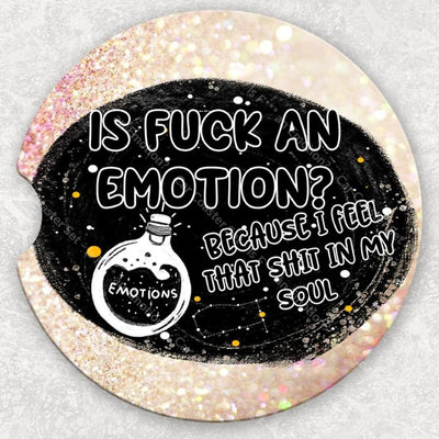 Car Coaster Set - Is F*** An Emotion