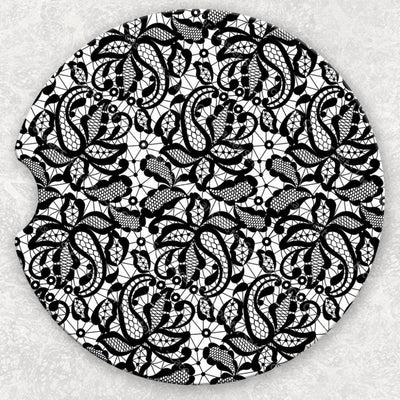 Car Coaster Set - Lace