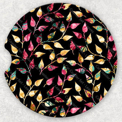 Car Coaster Set - Leaves