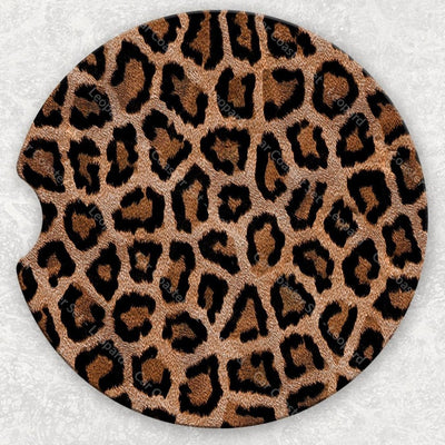 Car Coaster Set - Leopard