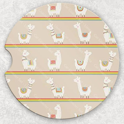 Car Coaster Set - Llama