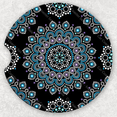 Car Coaster Set - Mandala