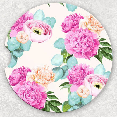 Car Coaster Set - Peony