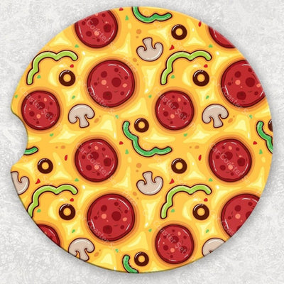 Car Coaster Set - Pizza