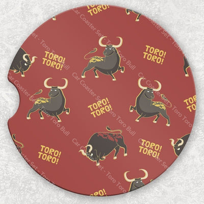 Car Coaster Set - Toro Bull