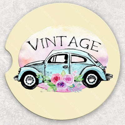 Car Coaster Set - Vintage