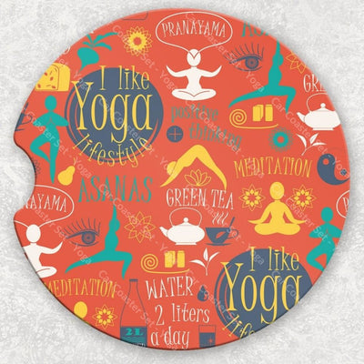 Car Coaster Set - Yoga