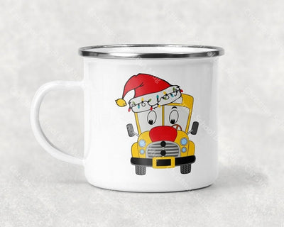 Christmas School Bus Mug Coffee