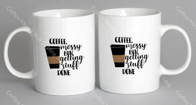 Coffee Messy Bun Getting Stuff Done Mug