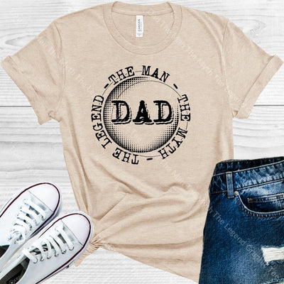 Dad The Man Myth Legend Graphic Tee Graphic Tee