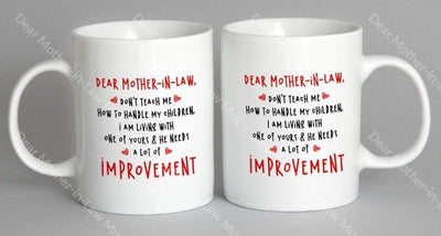 Dear Mother-In-Law Mug Coffee