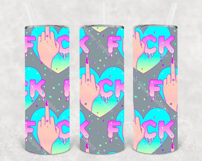 F*** 20 Oz Skinny Tumbler
