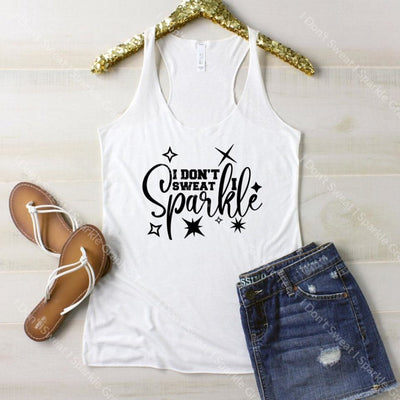 I Dont Sweat Sparkle Graphic Tee Graphic Tee