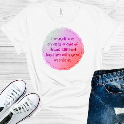 I Myself Am Entirely Made Of Flaws Graphic Tee Graphic Tee