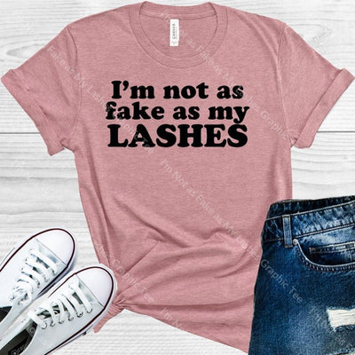 Im Not As Fake My Lashes Graphic Tee Graphic Tee
