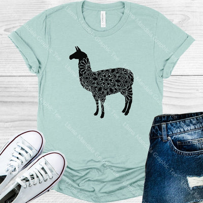 Llama Mandala Graphic Tee Graphic Tee