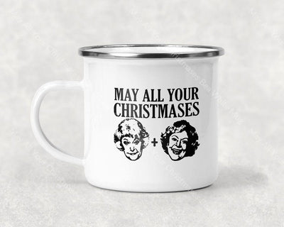 May All Your Christmases Bea White Mug Coffee