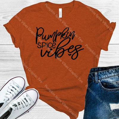 Pumpkin Spice Vibes Graphic Tee Graphic Tee