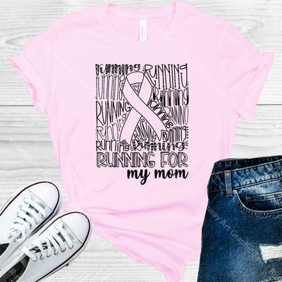 Running For My Mom Subway Art Graphic Tee Graphic Tee