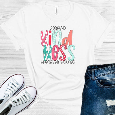 Spread Kindness Wherever You Go Graphic Tee Graphic Tee