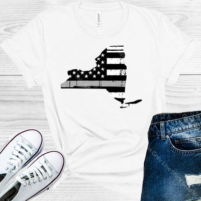 Thin Grey Line State Graphic Tee Graphic Tee