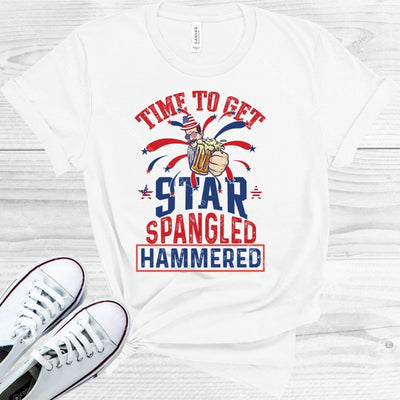 Time To Get Star Spangled Hammered Graphic Tee Graphic Tee
