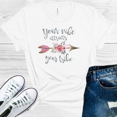 Your Vibe Attracts Tribe Graphic Tee Graphic Tee