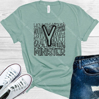 Youth Minister Subway Art Graphic Tee Graphic Tee